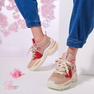 See by Chloe Kayla Colour Block Optic Chunky Sneaker